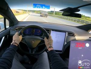 Tesla Model X : le son du silence à 250 km/h